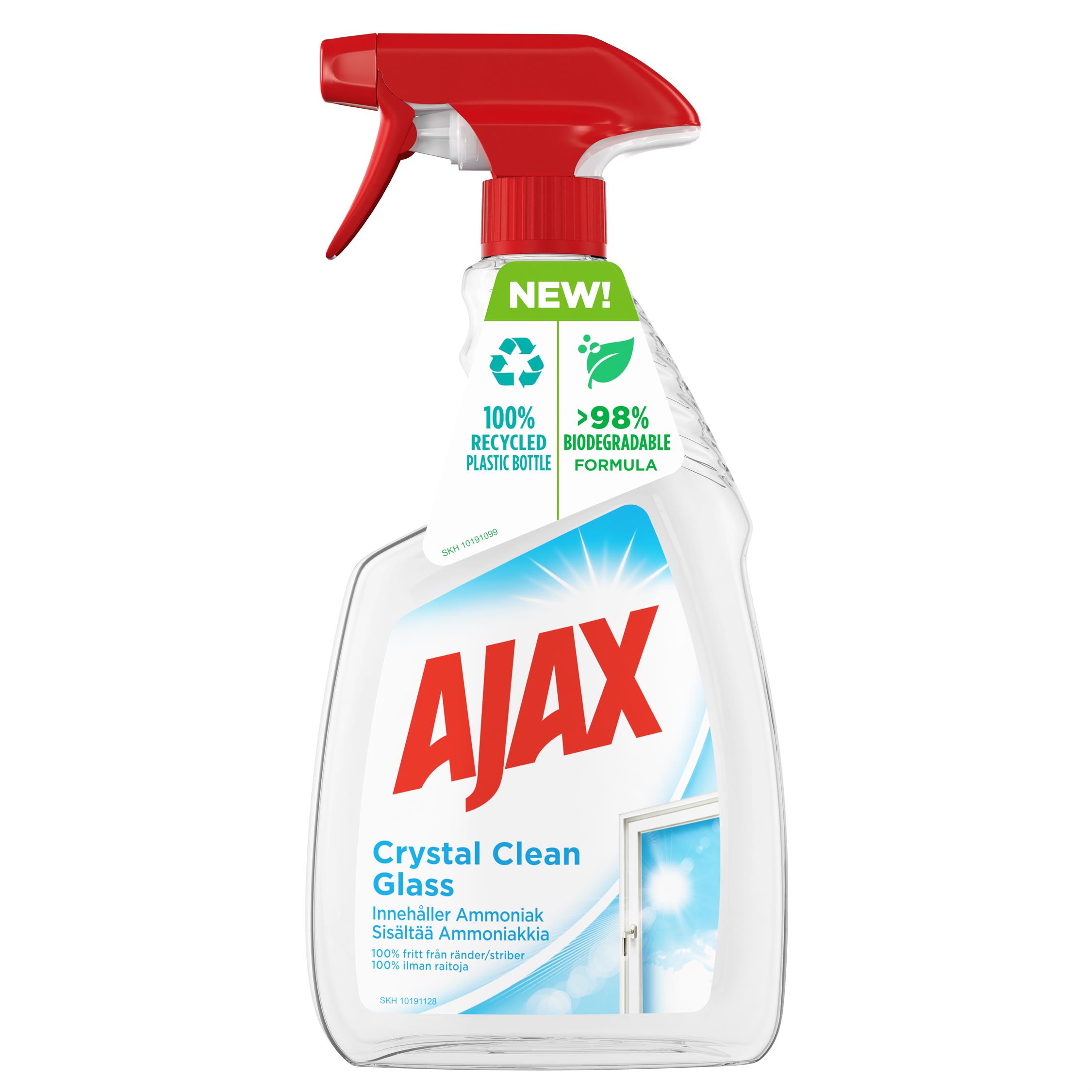 Ajax Crystal Clean Glas Spray 12x750ml